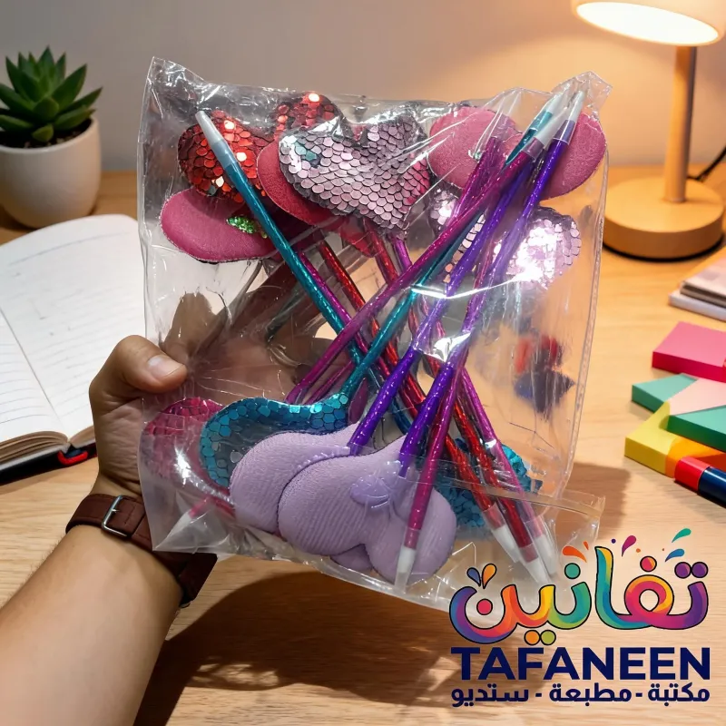 قلم جاف اشكال هدايا وقلوب مادن