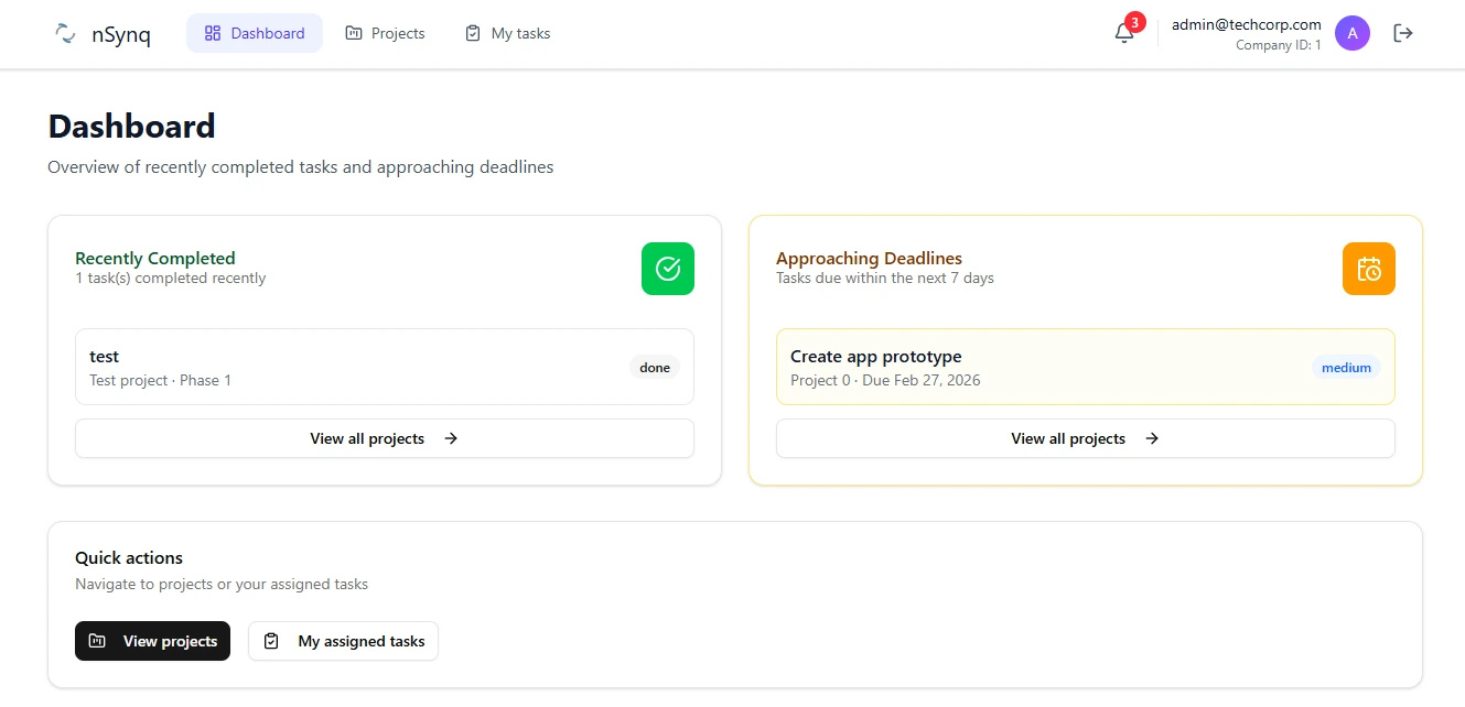 Dashboard and insights preview