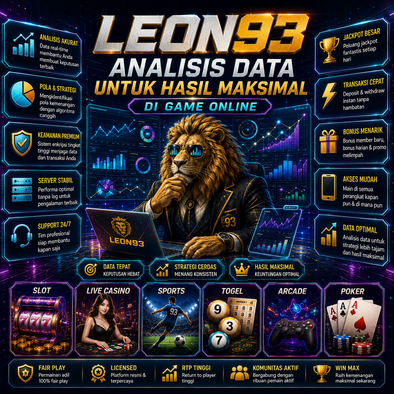 LEON93: Analisis Data untuk Hasil Maksimal di Game Online