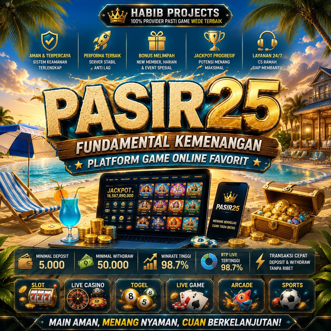 PASIR25 : Fundamental Kemenangan Platform Game Online Favorit