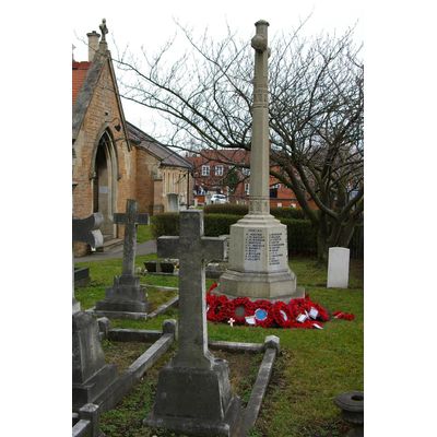 Memorial Cross, St Alban the Martyr, Forest Town.