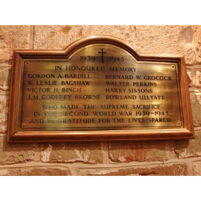 Photo of Calverton - St Wilfrid's Church - World War Two Memorial