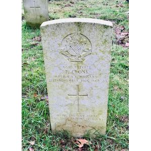 CWGC Headstone of Private, Frederick William Mallard Cronk.