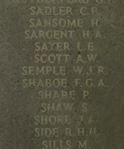 Frederick George Arthur Shaboe