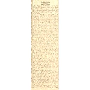 Edwin Henry West - Wedding report