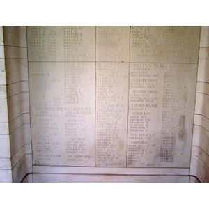 Arthur Edward Hunt name on Memorial