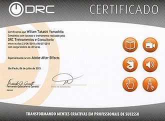 Certificação em Adobe After Effects