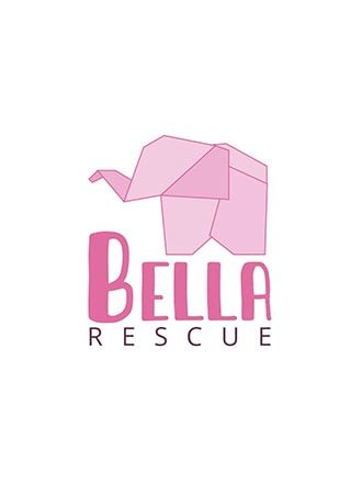 Logo da Bella Rescue criado para participar de concurso da 99Designs. Criado no Illustrator