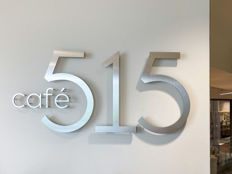 BF Ethos Dimensional Letters Brushed and clear coated