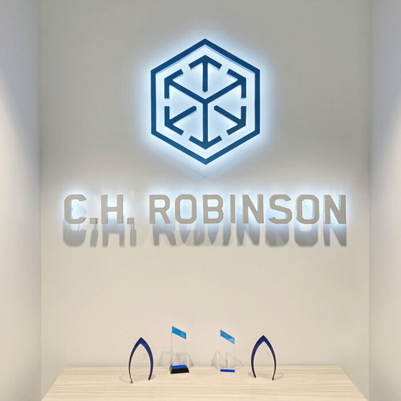 Ethos illuminated dimensional letters & logos