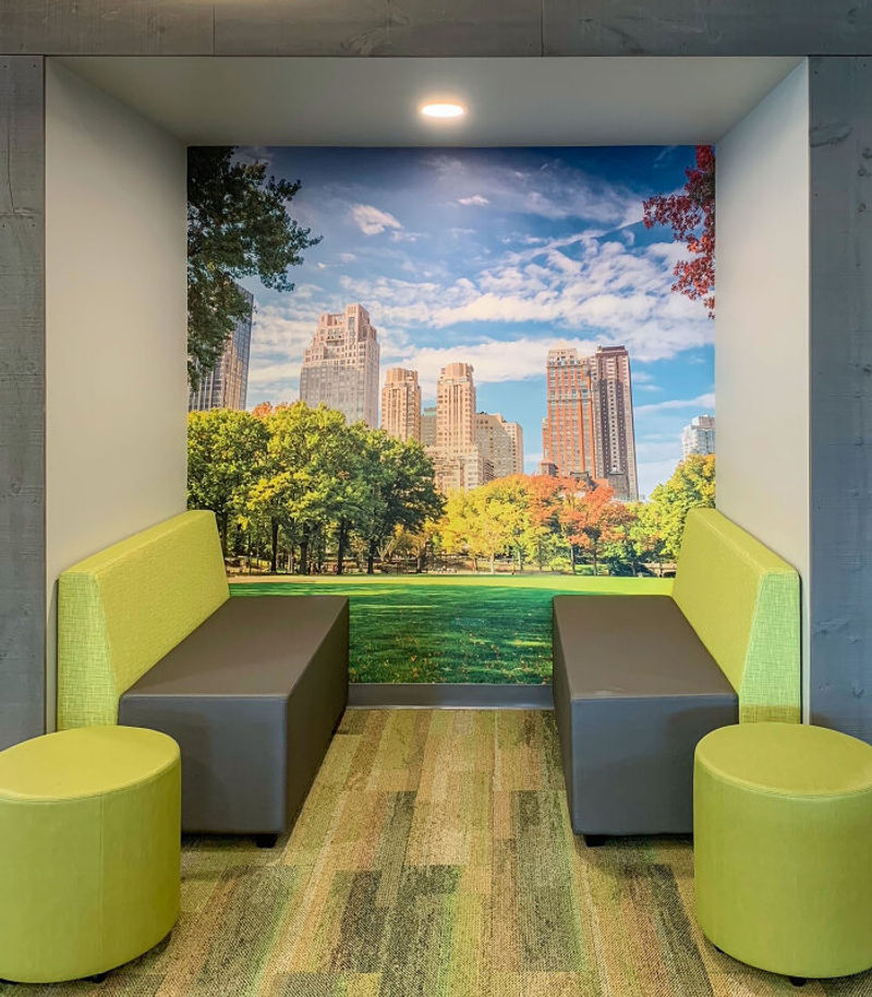 Cobleskill Amplify Traffic Wallcovering