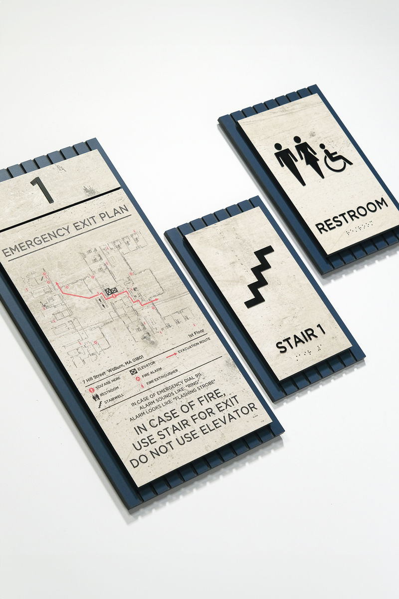Interior Signage System for Senior Living Environment