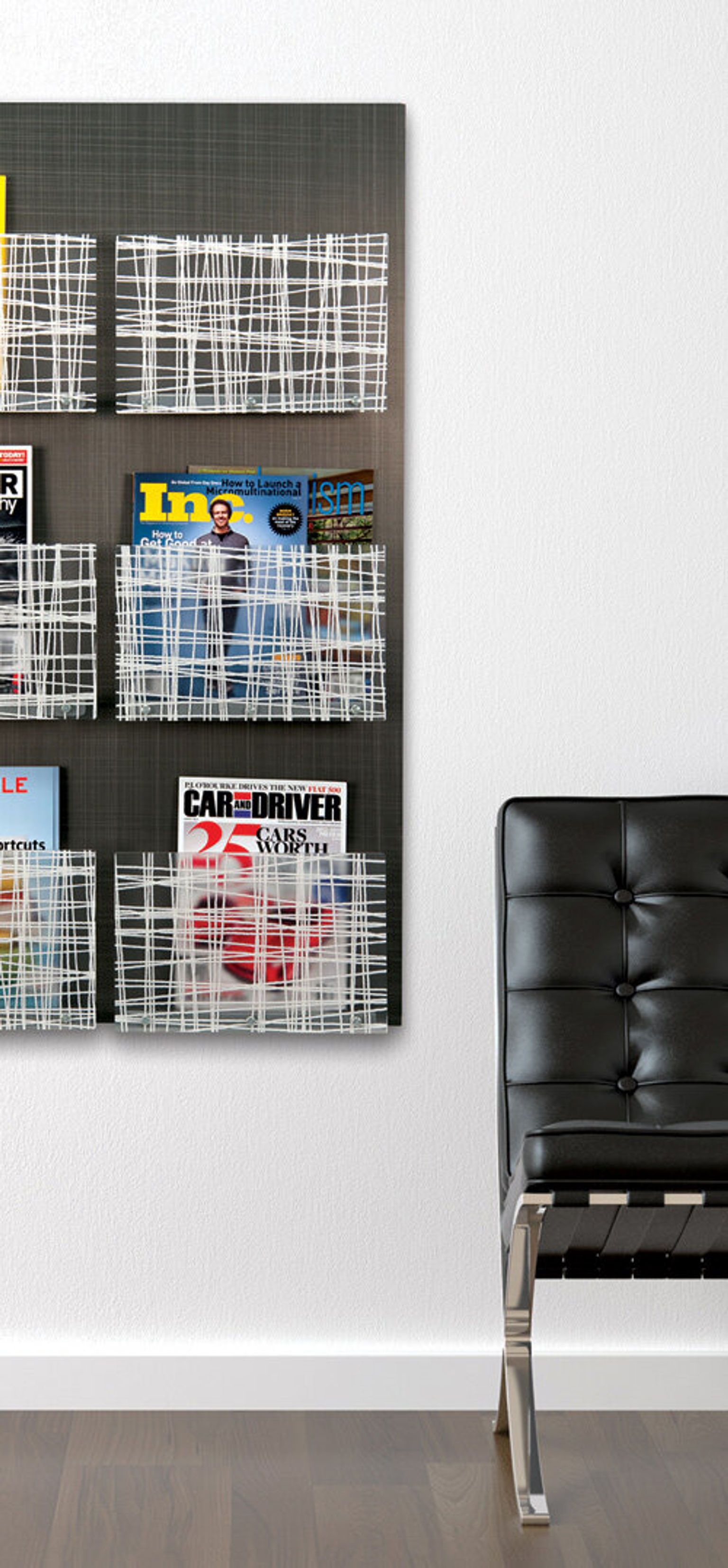 Nest Wall Organizer Magazine Holder