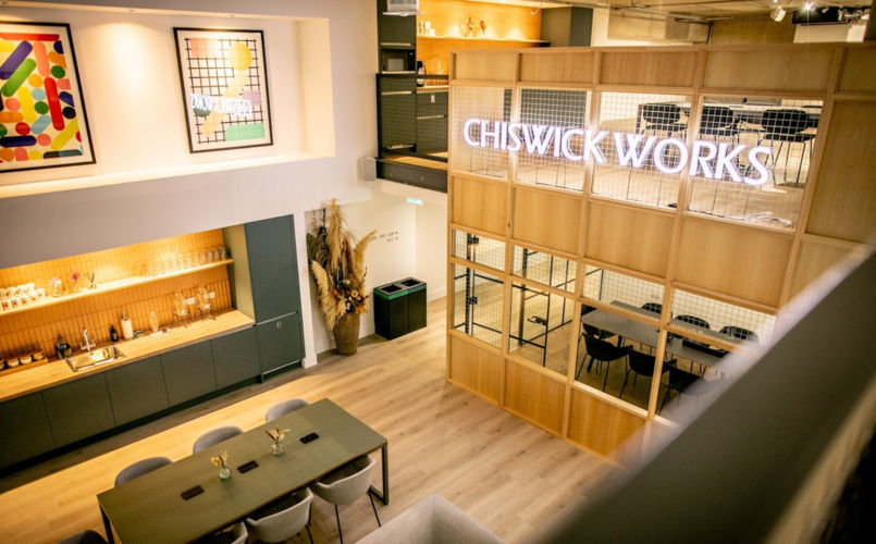 Chiswick Works Coworking Space Available On-Demand On Tally Workspace Website