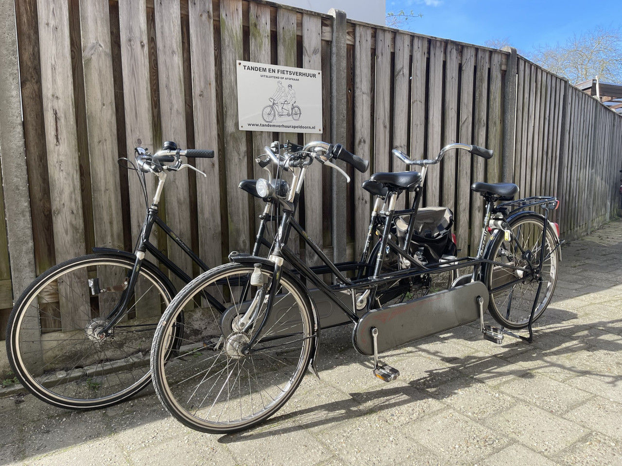 Tandem fiets huren bij Tandemverhuur Apeldoorn