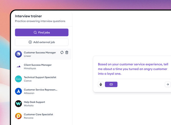 Screenshot of AI Interview Trainer