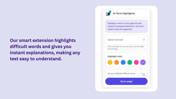Screenshot of AI Term Highlighter