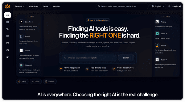 Screenshot of AIDeckly