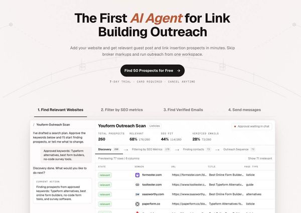 Screenshot of AutoBacklinks