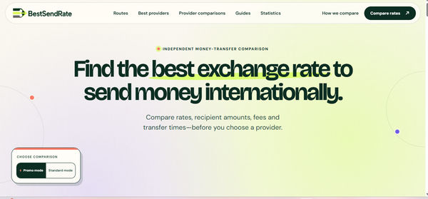 Screenshot of BestSendRate