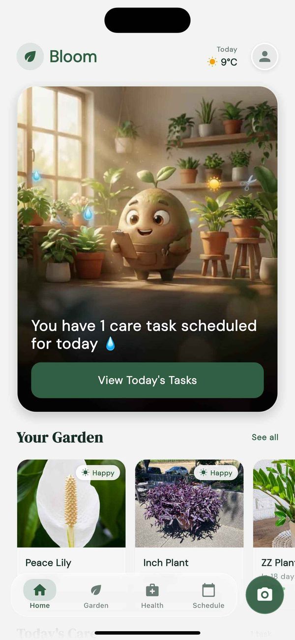 Screenshot of Bloom Plant ID