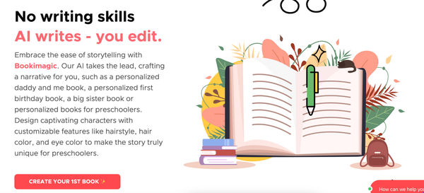 Screenshot of Bookimagic