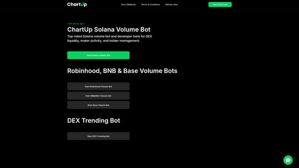 Screenshot of ChartUp