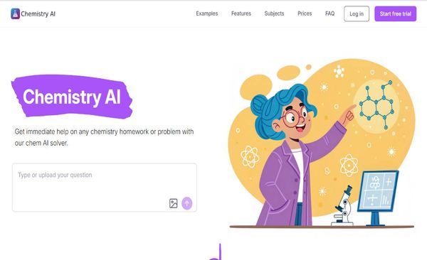 Screenshot of Chemistry AI