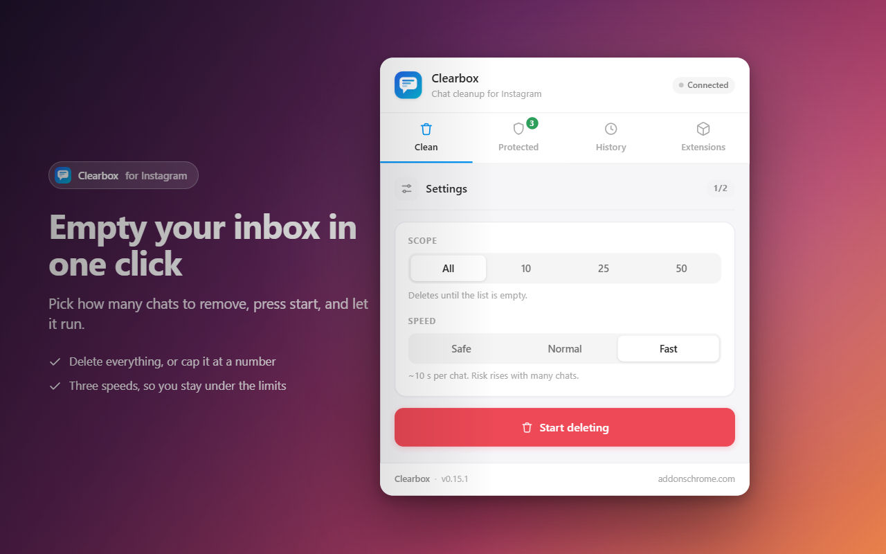 Screenshot of Clearbox