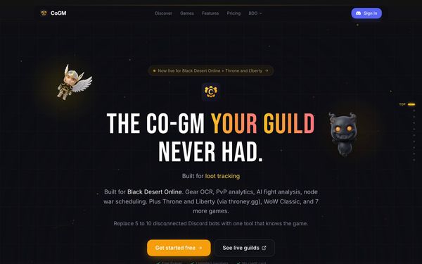 Screenshot of Co-GM