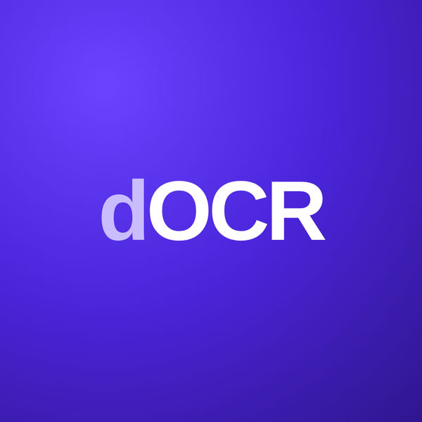 Screenshot of dOCR