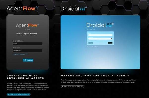 Screenshot of Droidal Insurance Verification AI Agent
