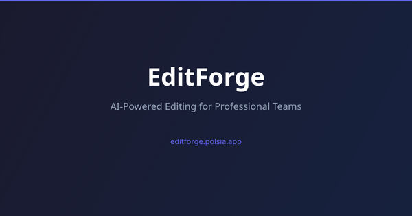 Screenshot of EditForge