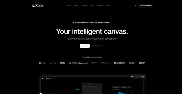 Screenshot of flora