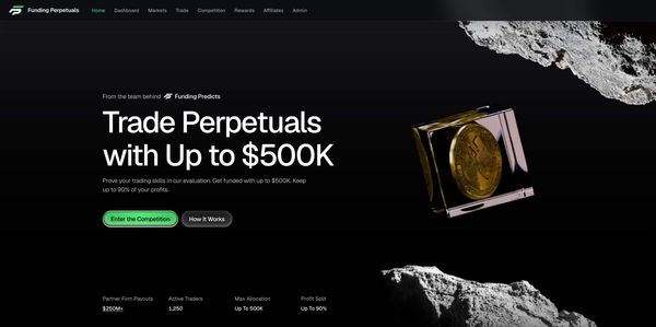 Screenshot of Funding Perpetuals