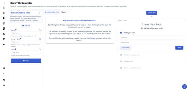 Screenshot of Ghostwriter Express
