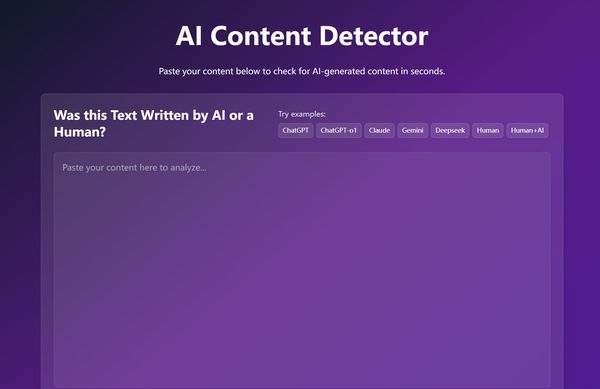 Screenshot of GPTDetect.ai