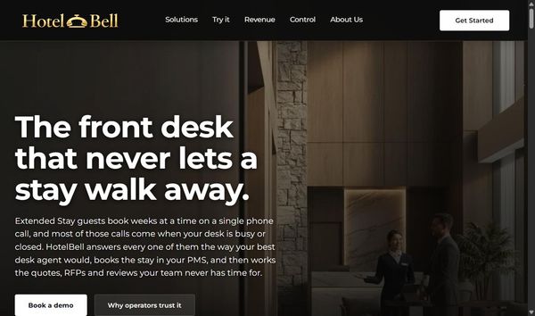 Screenshot of HotelBell