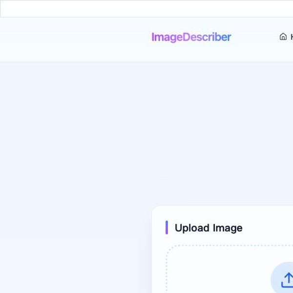 Screenshot of Image Describer