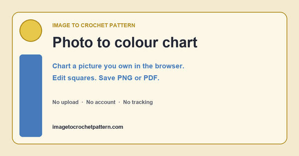 Screenshot of Image to Crochet Pattern