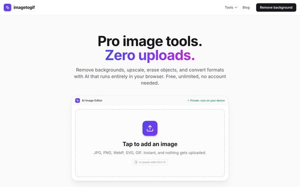 Screenshot of imagetogif