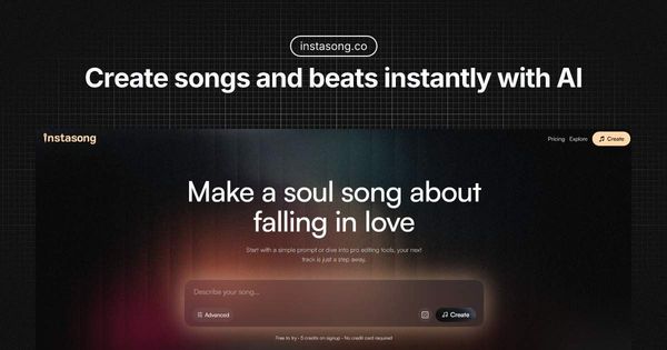 Screenshot of InstaSong - AI song and beat maker