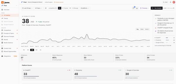 Screenshot of Jasno
