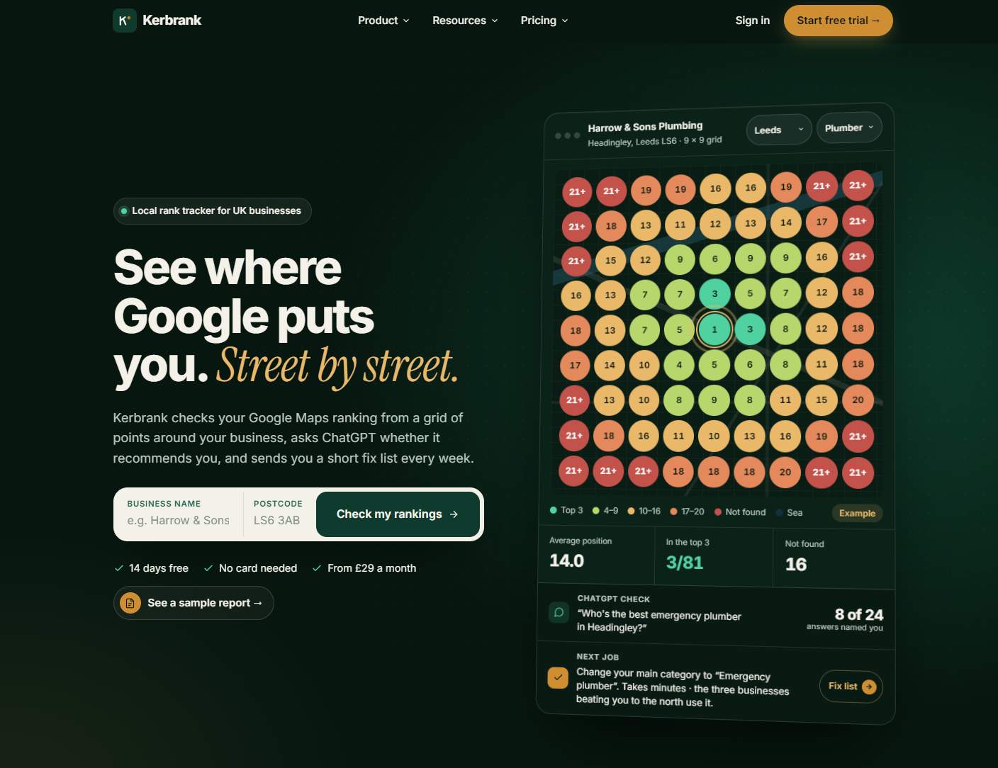 Screenshot of Kerbrank