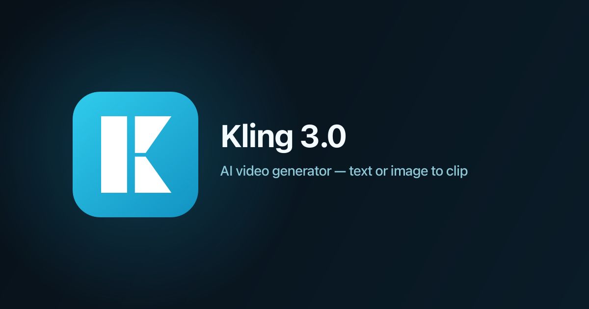 Screenshot of Kling 3.0 AI Video Generator