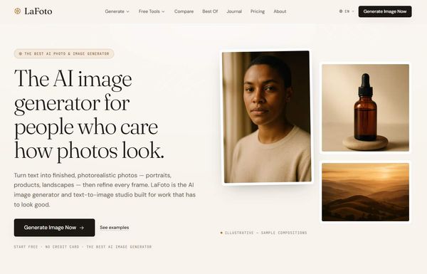 Screenshot of Lafoto