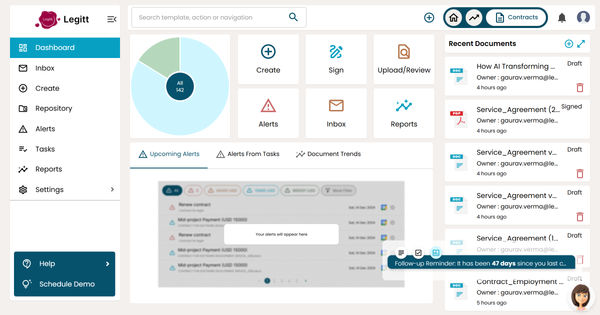 Screenshot of Legitt AI