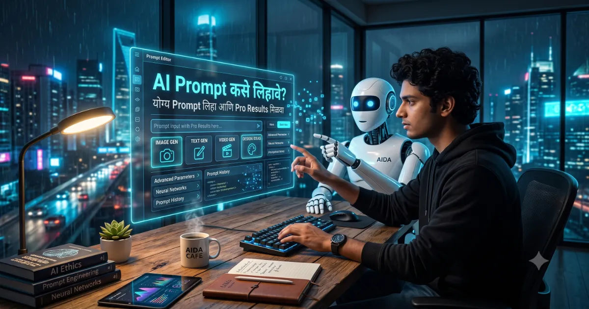 Screenshot of Marathi AI Prompts