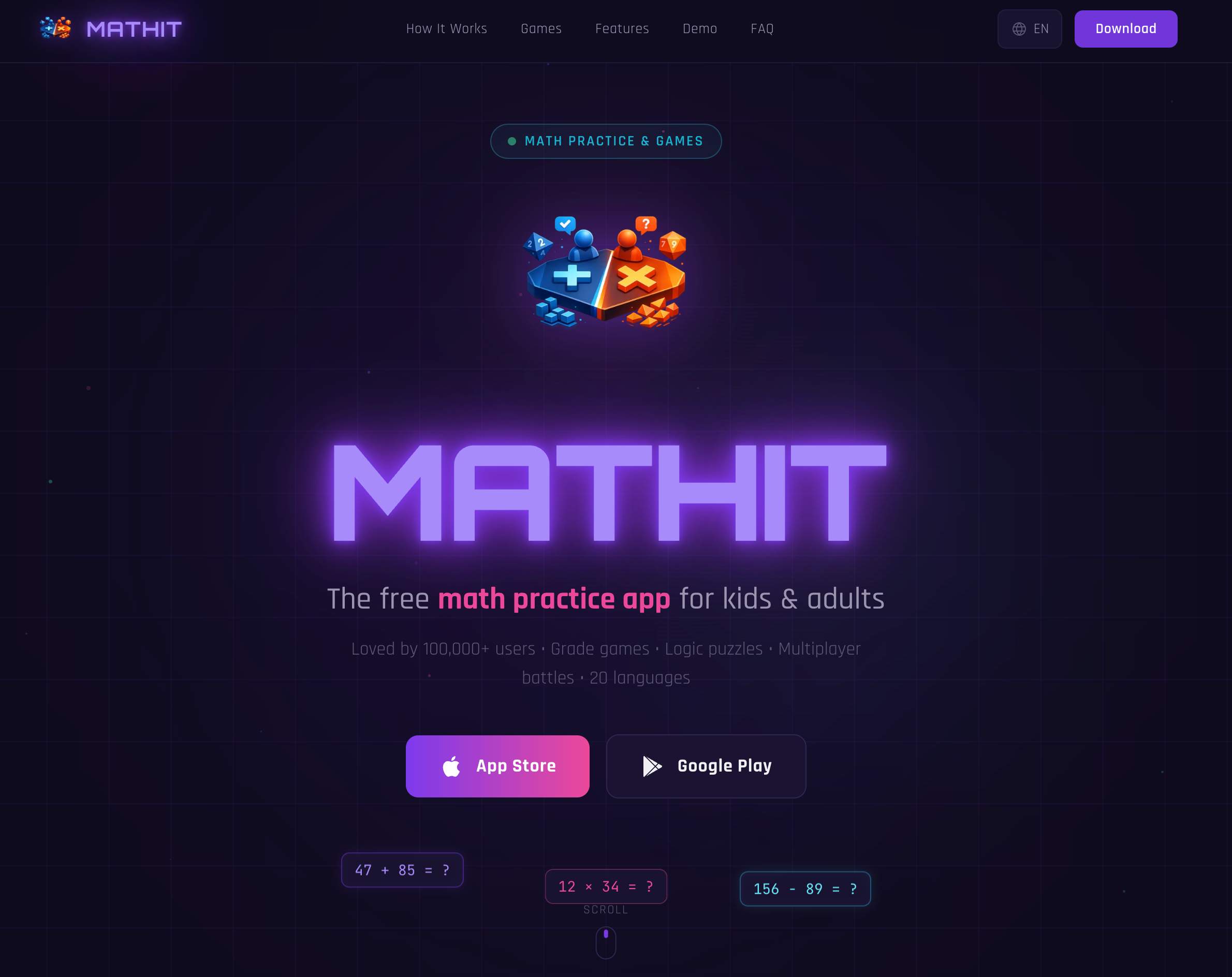 Screenshot of MathIt