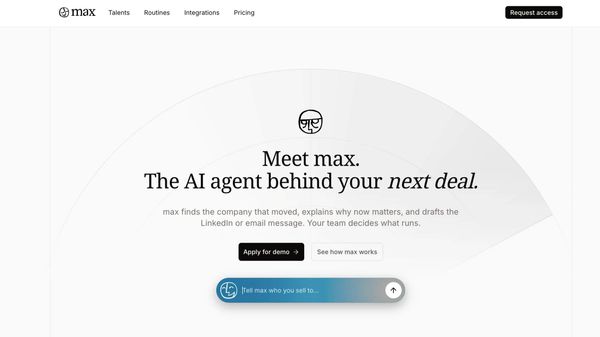 Screenshot of max